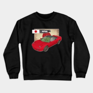 Red Acura NSX 1990 01 Crewneck Sweatshirt